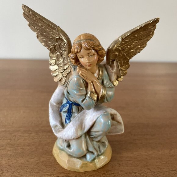 Fontanini Kneeling Angel 72518 Nativity Stable Heirloom figurine 5" Italy 1994 - Picture 2 of 12